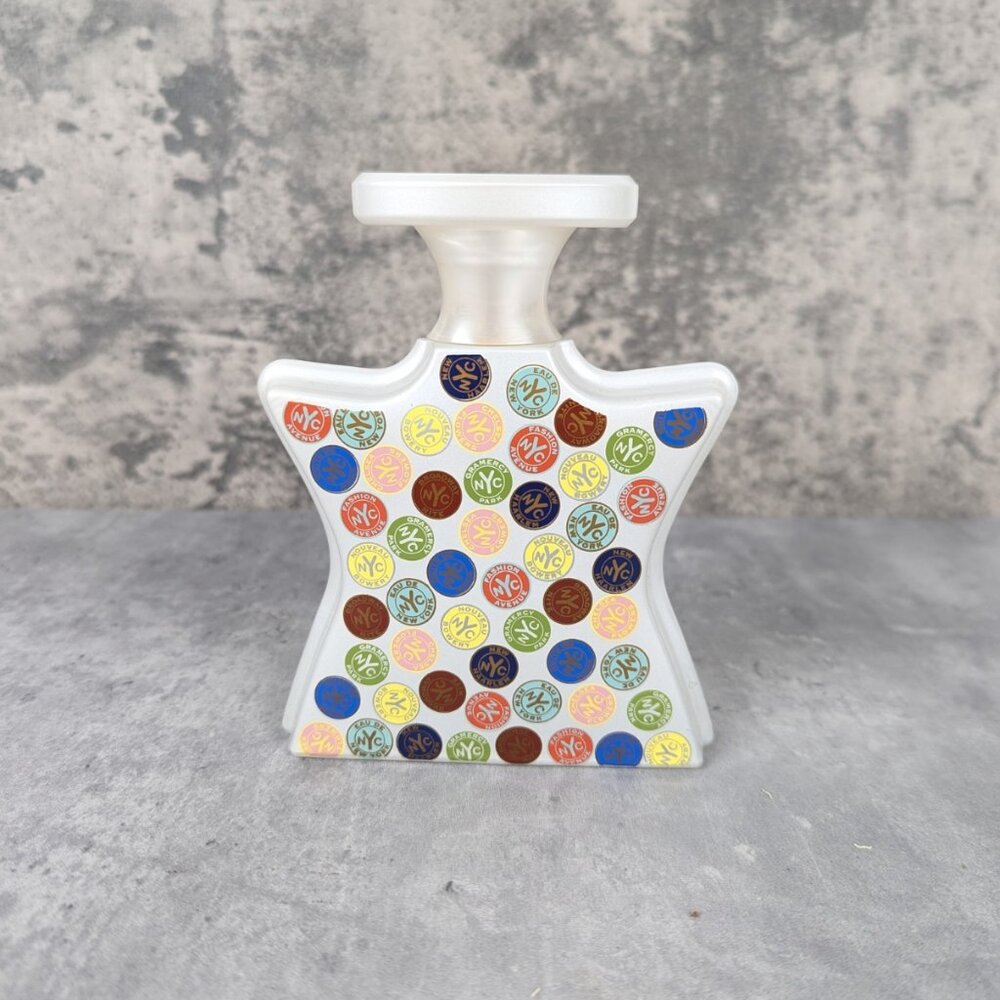 RARE Bond No. 9 Eau De New York Multicolor EMPTY Bottle Made in USA HTF